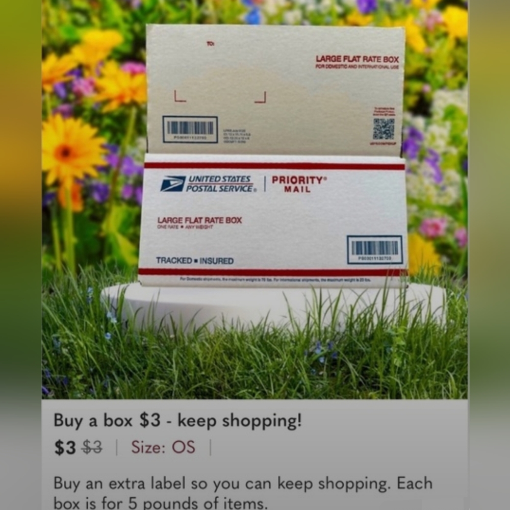 Buy a box - $3